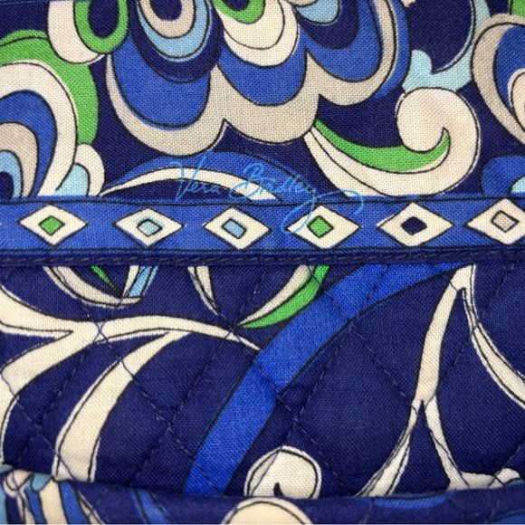 Vera Bradley Floral Blue Tote Bag - Picture 7 of 16